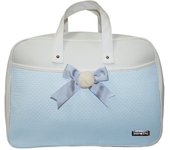 Bolso de hospital para pañales bebe de ecopiel, maleta de maternidad bebe, bolso hospital de ecopiel Babystar (17 x 44'5 x 31'5 cm) colección Sevilla