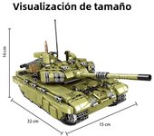 1386pcs City Technical Military Scorpion Tiger Tank Bricks Model WW2 MOC heavy battle tank Soldier Building Blocks Toys For kids