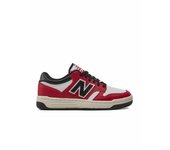 Zapatilla New Balance GS 480TT Blanco/Rojo/Negro