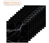10/30/50PCS Simulated Thick Marble Tile Wall Sticker PVC Waterproof Self-adhesive Living Room Toilet Kitchen Home Floor Stickers
