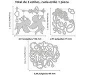 3pcs Easter Egg Frame Cutting Dies Ester Day Theme Carbon Steel Die Cuts for DIY Crafting Embossing Stencil for Easter Card
