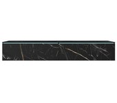 Mueble TV Sarasota 121 , Muebles ES, LED, Mármol negro, 180 x 30 x 33cm