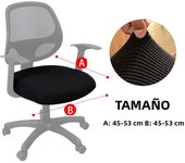 Chair Cover Office Computer Spandex Split Seat Cover Universal Office Anti-dust Armchair Cover 1PCS