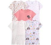 Ropa de verano para niños, ropa de casa estampada para bebés y niños pequeños, camisetas de manga corta de colores combinados, camisetas y pantalones cortos para hombres y mujeres