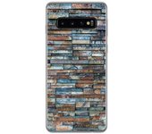 Tumundosmartphone Funda Gel Tpu para Samsung Galaxy S10 Plus diseño Ladrillo 05 Dibujos