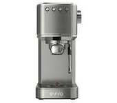 Evvo 168 Cafetera Express Intensa Presión de 20 bares Cuerpo de Acero Espressos y Capuccinos 1350W Doble salida Portafiltros Depósito de 1 2 l.