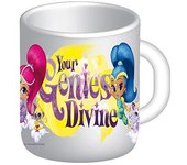 Bolsos Hf Taza Cerámica Shimmer And Shine 300 Ml - Diseño Brillante