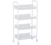 Carrito Verdulero 4 Estantes Kitchen - Blanco