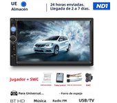MEKEDE 7inch HD Touch Screen Car Radio MP5 Player For VW KIA Universal Autoradio Multimedia Player CarPlay audio USB BT TF Card