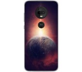 Tumundosmartphone Funda Gel Tpu para Motorola Moto G7 / G7 Plus diseño Tierra Dibujos