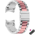 No Gaps Quick Fit Stainless Steel Strap For Samsung Galaxy Watch 6 Classic 43 47mm For Galaxy 6 5 4 44 40mm 5 Pro 45mm Bracelet