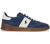Zapatilla Polo Suede Heritage Aerea Hombre Azul