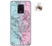 Tumundosmartphone Funda Gel Tpu para Xiaomi Redmi Note 9S / Note 9 Pro diseño Mármol 08 Dibujos