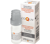 Visufarma Coqun Colirio Gotas 10ml - Tratamiento Complementario para Glaucoma - Protege Células de la Retina - Sin Conservantes