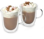 La Cafetiere - Juego De 2 Tazas De Chocolate Caliente, Cristal
