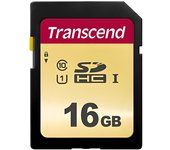 Transcend SDC500S - Tarjeta de memoria SDHC (16 GB) color dorado
