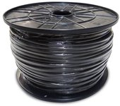 Gourmet Carrete Manguera Acrílica 3x4mm Negra 0,61kv Bobina 100m EDM 28929 - Alta Calidad
