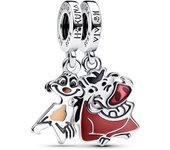 Pandora Charm Colgante Divisible Timón y Pumba El Rey León de Disney 793357C01 , para Mujer