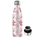 Botella Termo de Agua Térmica de Acero Inoxidable (+40 Colores) Reutilizable | Sin BPA | Mantiene 24H Frio https:/12H Calor | Termo y Hermética - Doble Pared al Vacío a Prueba de Fugas （KL500 KL750 001）
