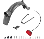 Rear Mudguard for Xiaomi 3 M365 Pro PRO 2 1S Electric Scooter Skateboard Tire Splash Mud Guard Bracket Set Back Taillight Fender