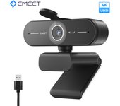Webcam Ultra HD 4K/2K/1080P Web Camera EMEET C60E Autofocus USB Computer Camera for Streaming/ Video Call/Conference SmartCam