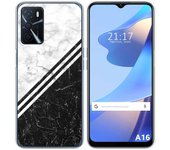 Funda Silicona para Oppo A16 / A16s diseño Mármol 01 Dibujos