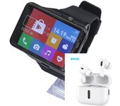 Reloj inteligente 4G con pantalla táctil de 2,88 pulgadas, memoria de 4+64GB, batería de 2300mAh, 2 cámaras y GPS, S999,Regalo BW87