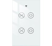 MOES Tuya Smart Life WiFi RF 2 Gang Double Curtain Blind Switch for Roller Shutter Electric Motor With Google Home Alexa