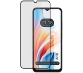 Protector Cristal Templado Completo 5D Full Glue Negro para Oppo A18 Vidrio