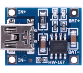 1-20PCS Type-c/Micro/Mini USB 5V 1A 18650 TP4056 Lithium Battery Charger Module Charging Board With Protection Function Li-ion