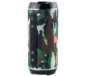 Altavoz Bluetooth inalámbrico TG116, columna de altavoz de graves, compatible, USB, resistente al agua, para exteriores, compatible con AUX, TF, Radio FM, Subwoofer