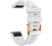 20mm Smart Watch Bands For Garmin Fenix 7S 6 6S Pro 5 5S Plus Rose Gold Buckle Straps Quick Release Silicone Bracelet Wristbands
