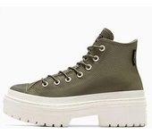 Botín Converse Ctas Lugged Heel Hi en Verde para Mujer