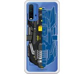 Carcasa para Xiaomi Redmi 9T/Pocophone M3 - Batman Silueta Negra