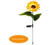 LED Solar Sunflower Outdoor Lawn Light IP65 Waterproof Pathway Yard Wedding Holiday Garden Decoration Solar Flowers Lamp