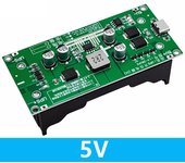 1~2PCS Type-C 15W 3A 18650 Lithium Battery Charger Module DC-DC Step Up Booster Fast Charge UPS Power Supply/Converter 5V 9V 12V