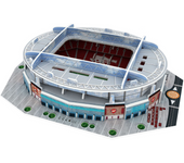 Feooe DIY 3D Puzzle Football Field Model Building Stadium Assembly Toys