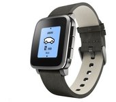 Smartwatch Pebble Time Steel - Compatible con Iphone y Android - Resistente Al Agua - 128 MB de RAM - Batería Li-ion