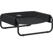 vidaXL Cama elevada para perros tela oxford y acero gris antracita Dimensiones 57 x 57 x 24 cm, 85 x 85 x 33 cm, 70 x 70 x 28.5 cm