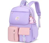 Mochila arcoíris para preescolar, mochila escolar impermeable, mochila pequeña para niñas adolescentes, regalo