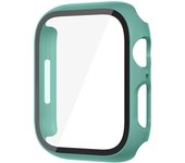 Glass+Case For Apple Watch 8 7 45mm 44mm 41mm 40mm PC Screen Protector Cover iwatch Series 3/4/5/6/SE/7/8 SmartWatch Accessories