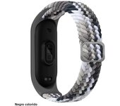 Bracelet for Mi band 6 7 Strap Elastic adjustable Nylon Braided Miband4 miband 5 correa Wristband for xiaomi Mi band 4 3 5 6 7