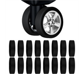 32/4PCS Silicone Wheel Protector Luggage Compartment Wheel Protect Cover Trolley Case Silent Caster Sleeve Suitcase Accessories