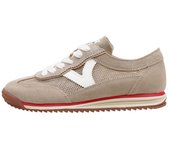 victoria SATURNO SERRAJE & REJILLA Deportivas Planas Mujer Beige