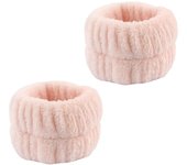Bow Headband Wristband Set Towel Elastic Soft Washing Face Shower Make Up Yoga Sports Skincare Headband For Women Girls