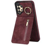 Funda retro tipo billetera de PU y TPU con bloqueo RFID para Samsung Galaxy A13 5G/A13 4G