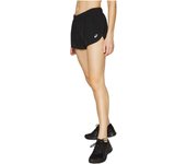 Pantalon Corto Asics Core Split Short para mujer en color negro
