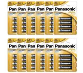 Pilas Panasonic AA-AAA Pack de 48 Pilas Alcalinas,1.5V,Alta Duración y Rendimiento Prolongado para Dispositivos de Uso Diario