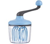 Egg Whisk Plastic Hand Crank Push Whisk Blender Long Crank Multi-Functional Manual Eggs Beater Practical Kitchen Tool