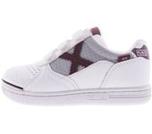 Zapatillas Munich G3 Kid Vco 318 Blanco Gris Marron 1518318 Futbol Sala Niño
